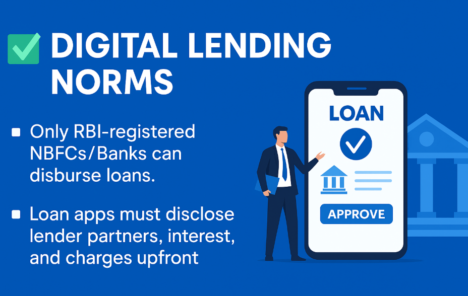 RBI Digital Lending Guidelines 2025 – What Borrowers Must Know Before Taking a Loan